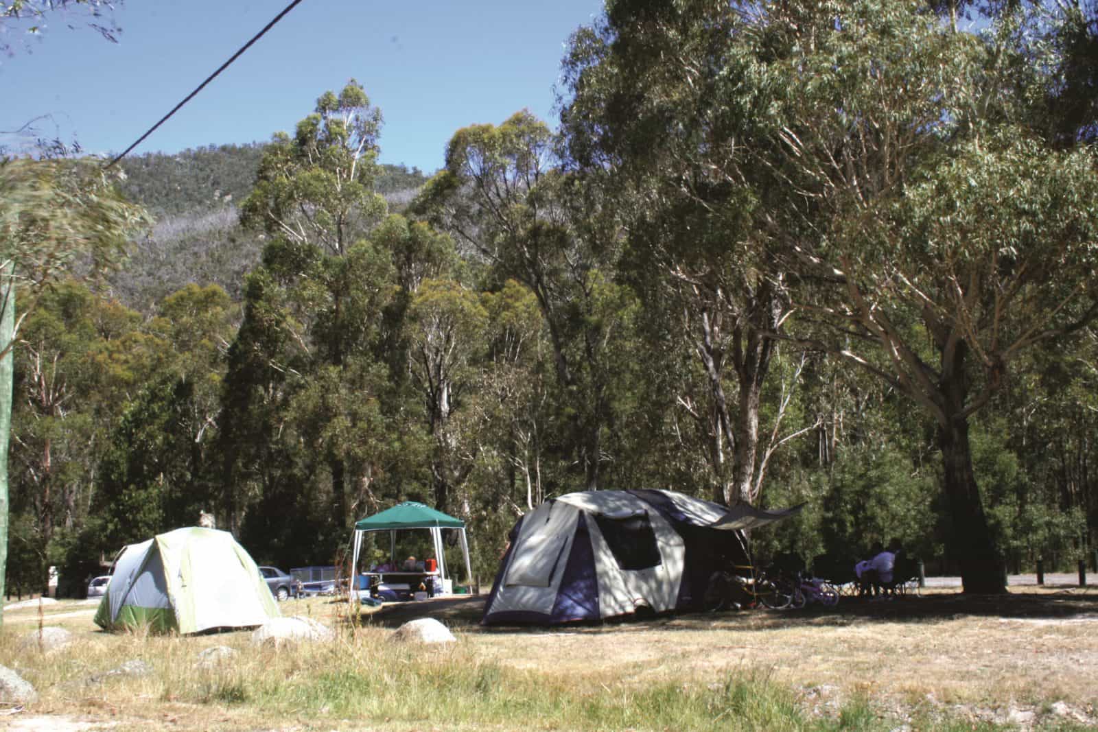 Camping at Woods Reserve. Photo courtesy of Allan Frith
