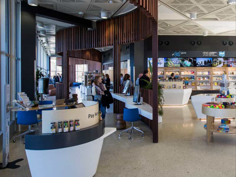 Canberra and Region Visitors Centre interior