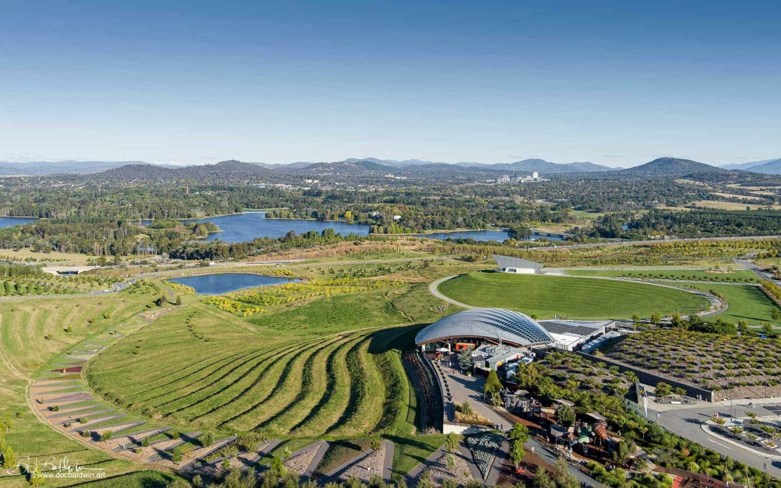 Aerial Shot Village Centre