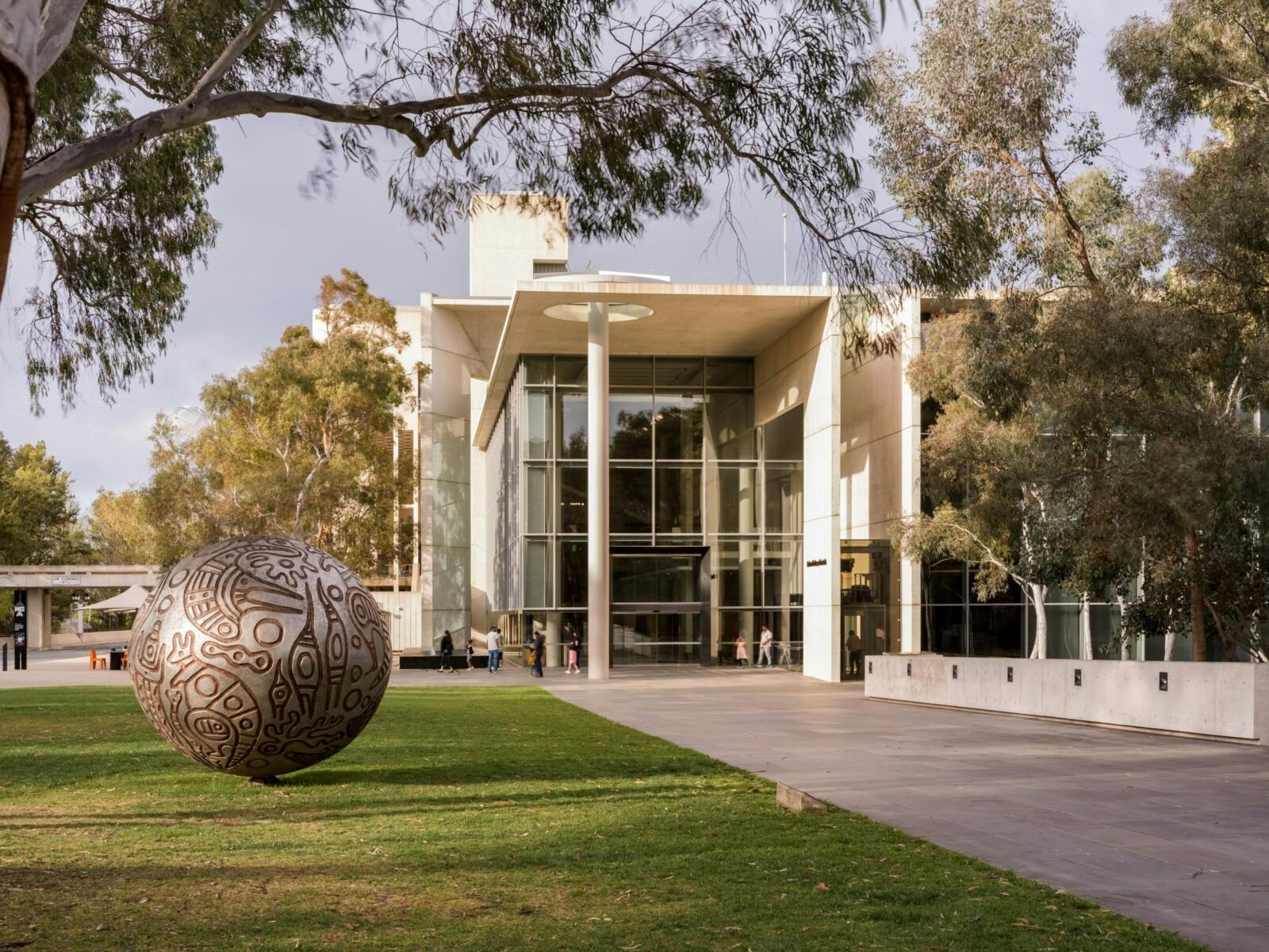 External view of Art Gallery building front entrance
