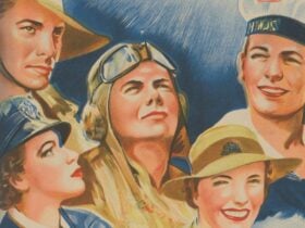 Illustration of Australians in uniform