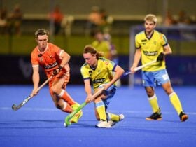 Canberra Chill Men's Player against Brisbane Blaze in Brisbane