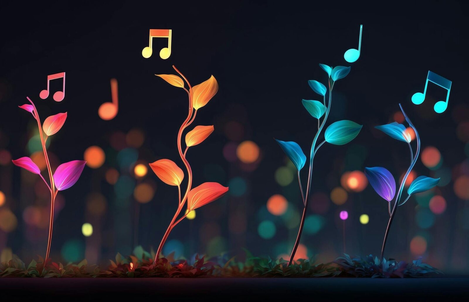 Apeiron Baroque: Colourful Plants growing with Music