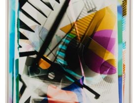 colour photograph of shapes forming an abstract pattern