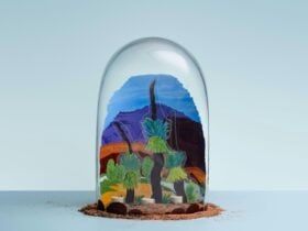 Glass artwork, watercolour, gouache, glass paint, glass