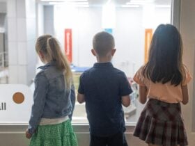 Kids enjoying Mini-Minties activities at the Mint