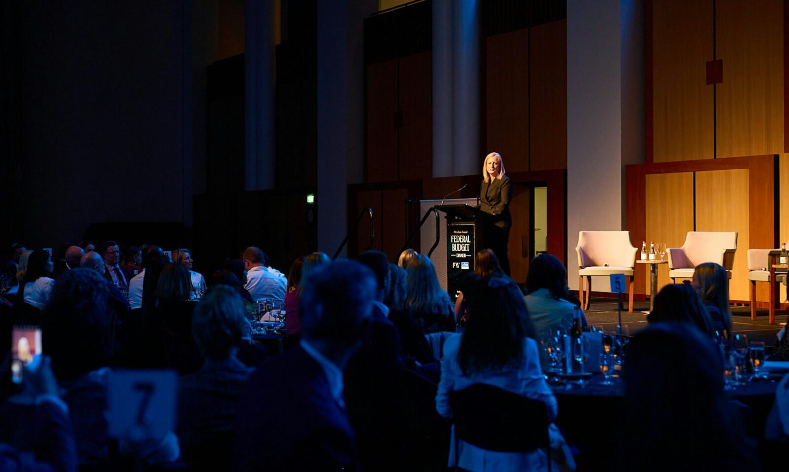 The Hon Senator Katy Gallagher addresses the crowd