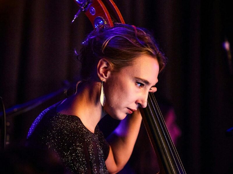 Hannah James, double bass
