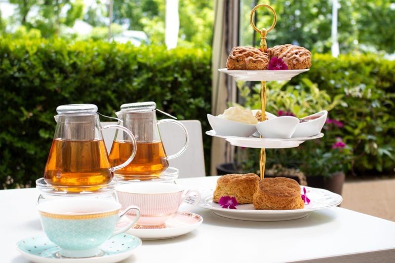 Devonshire Tea for two served at Adore Tea