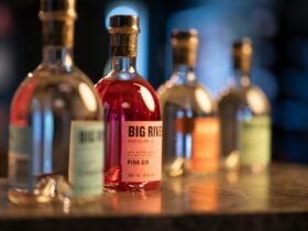 Bottles of Big River Gin