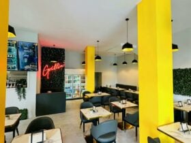 With a beautiful, spacious seating area, Grillin' offers customers a surreal dine-in experience.
