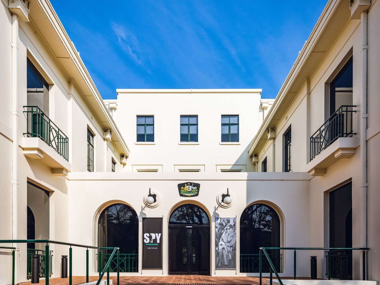 Entrance of National Archives of Australia