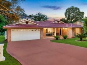 Front of property, garage available for use