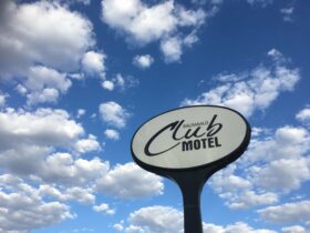 Blue skies in Balranald New South Wales