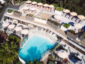 Aerial View of Bannisters Pavilion