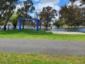 Camp overlooking the billabong
