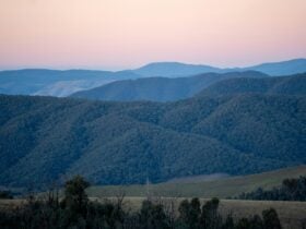 A view from the house looking towards the Brindabella mountain ranges.