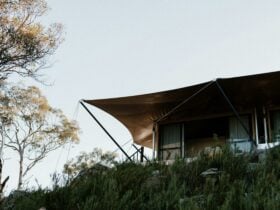 Deluxe two-bedroom safari tent