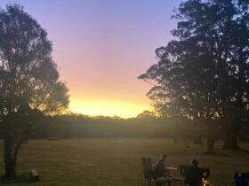 Sunset views.
