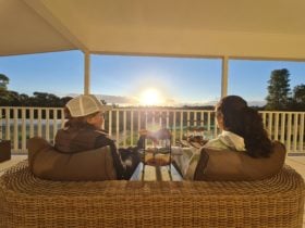 Sunset Suite outdoor seating with view