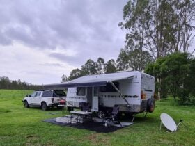 Creek camping at Dryland