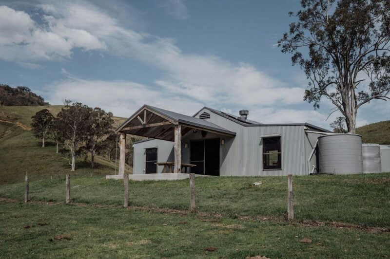 Farm Shed with outdoor fire pit