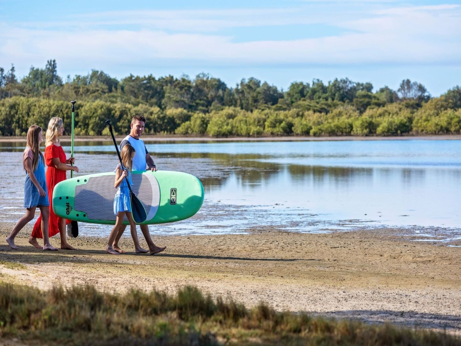 Paddle boarding
