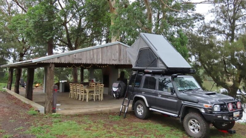 Plenty of flat places to camp/ park