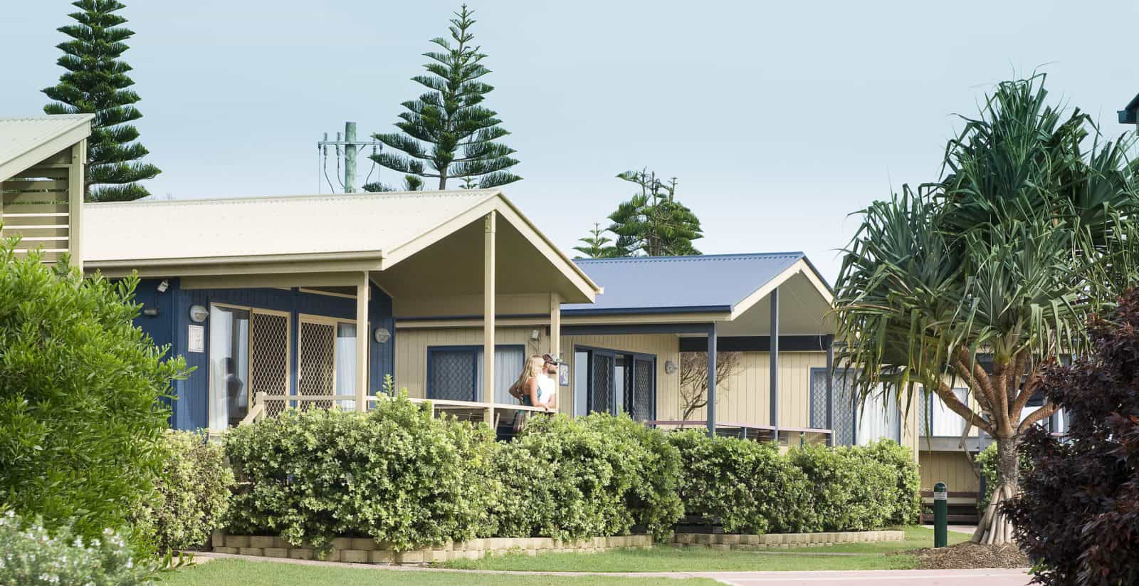 Front view cabins
