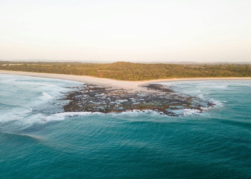 Rocky shelf in Ballina