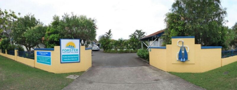 outside front of units