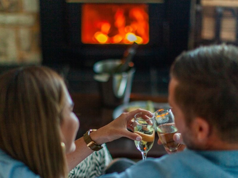 A great place to relax and unwind when the weather turns chilly