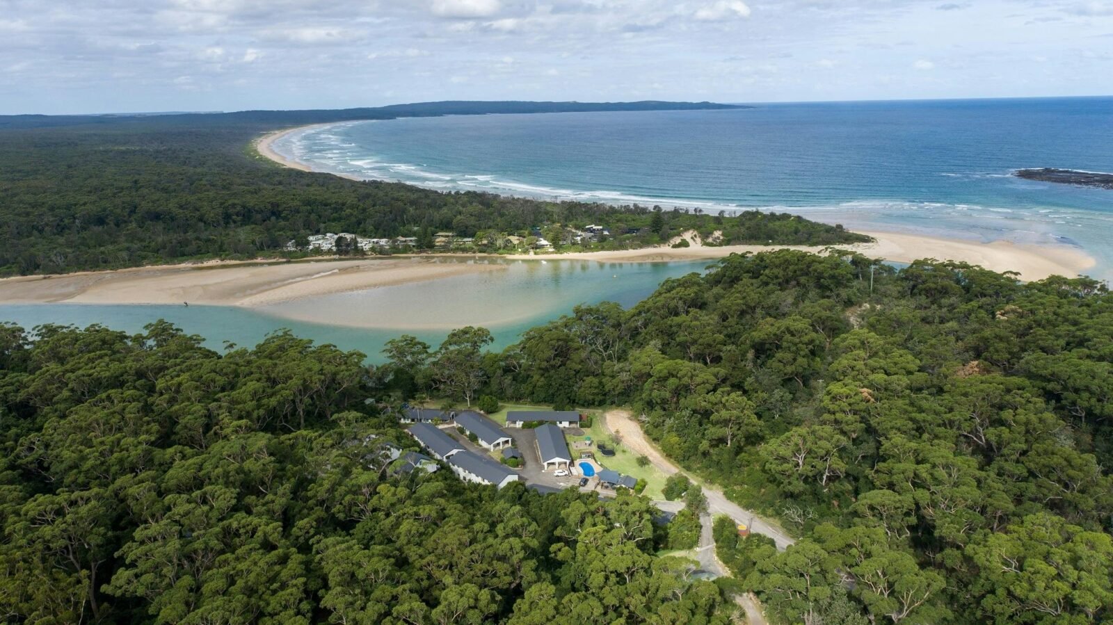 Ariel view of resort
