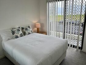 Bedroom with ocean view