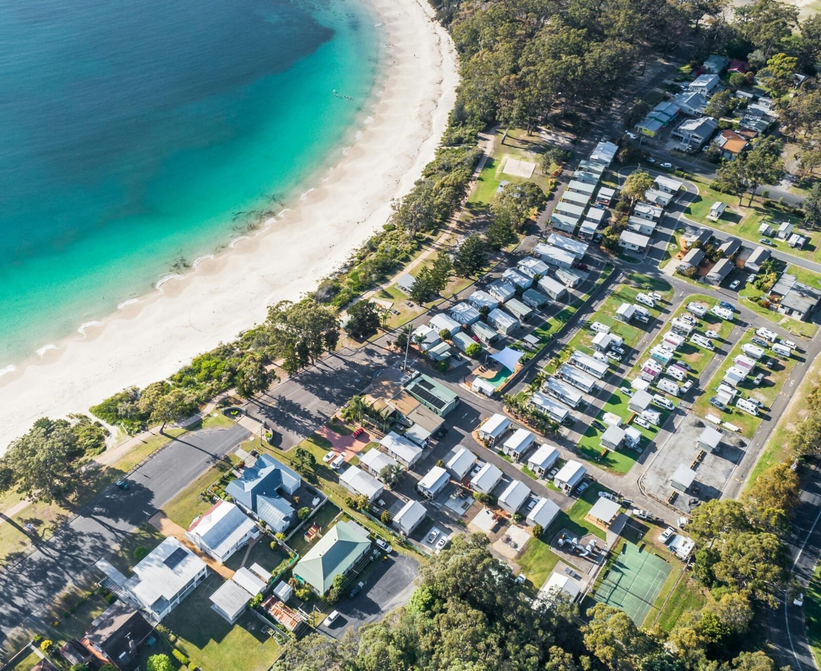 Holiday Haven Huskisson Beach Aerial
