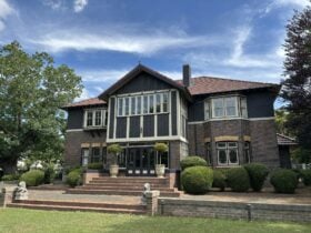 Front view from lawn