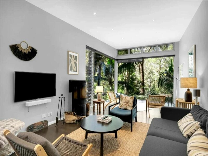 Inviting and cozy living spaces with warm decor and comfortable furnishings