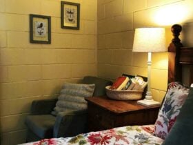 Cosy accommodation.