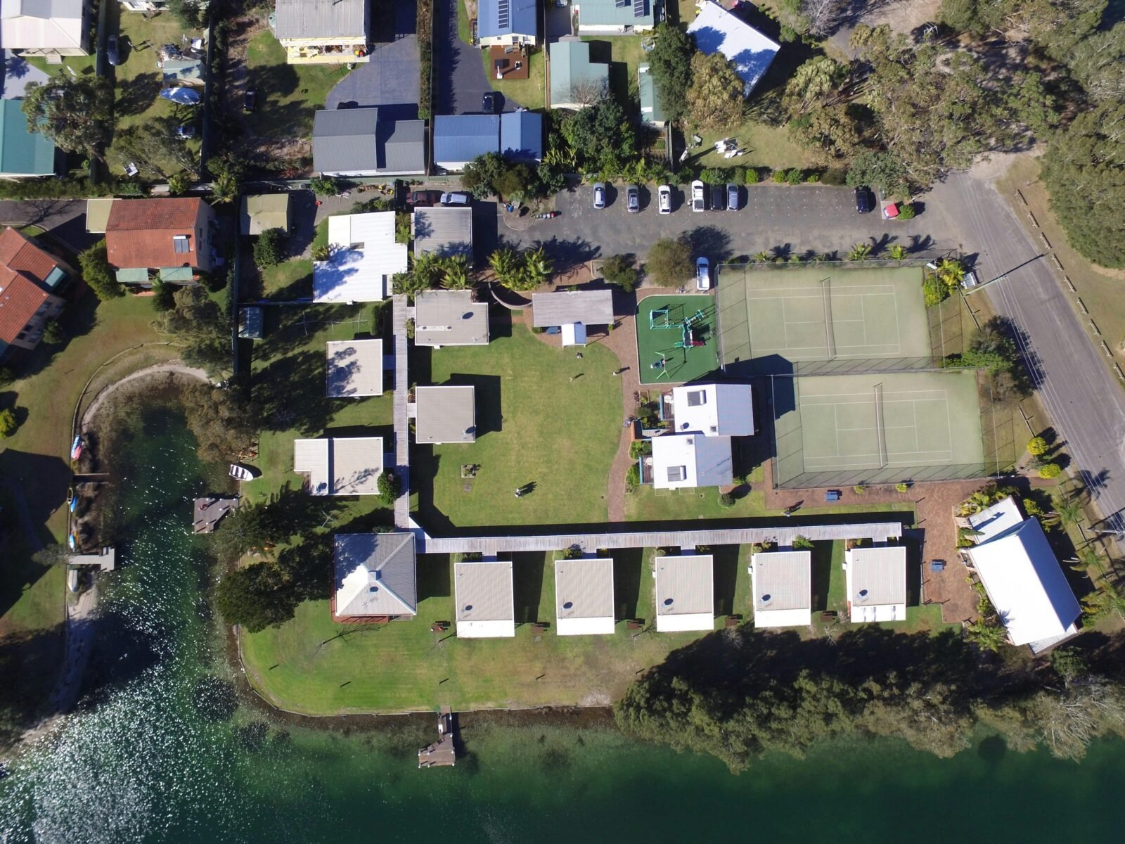 Resort layout up high