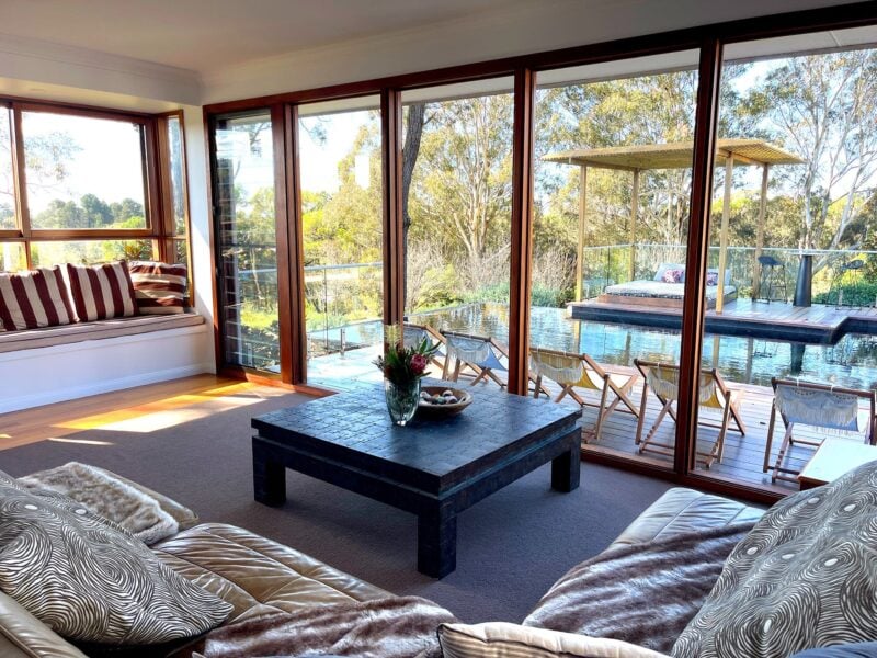 Lounge area retreat house