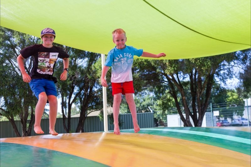 Jumping pillow