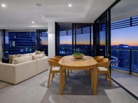 Stunning views across the beach, city and hinterland