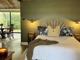 An open plan bedroom at Paddington grove