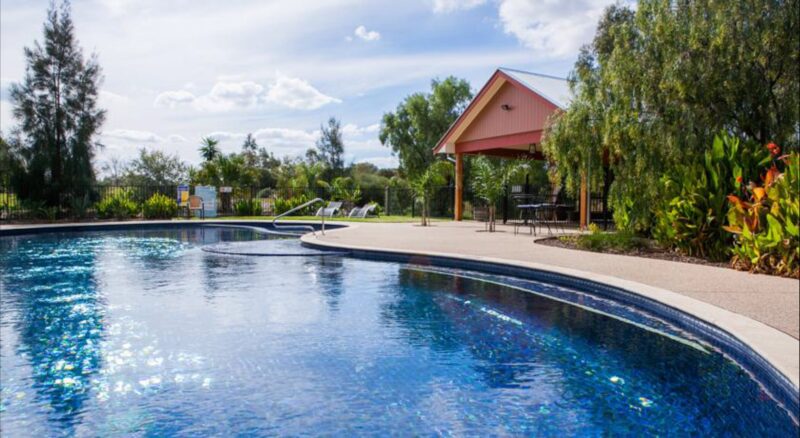 Luxurious resort pools