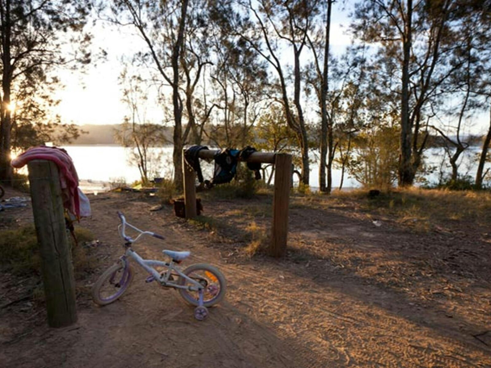 Red Gum campground bike, Clyde River National Park. Photo: Lucas Boyd/DPIE