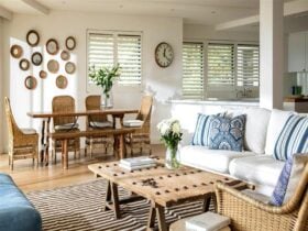 A stunning living and dining area