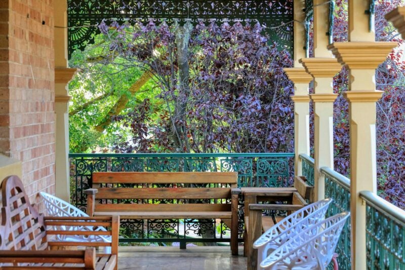 verandahs and gardens