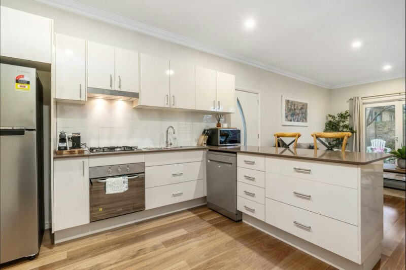 Open Living Kitchen Area at Stylish Sale Street Studio