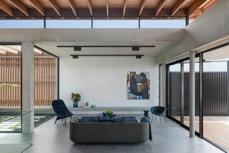 The comfortable set-up throughout