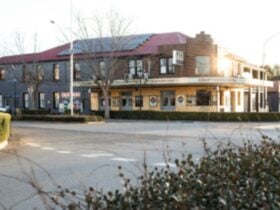 The Courthouse Hotel in the centre of Boorowa has it all ...cold beer, meals and accommodation.